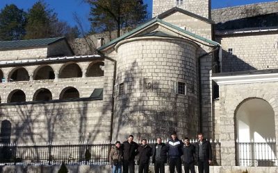 Igrači pred utakmicu posetili manastir