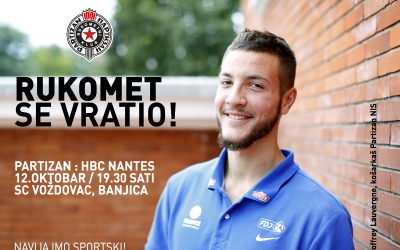 Lovernj – novi promoter kampanje Rukometnog kluba Partizan