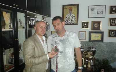 Miki Radosavljević u poseti najdražem klubu