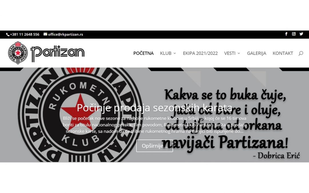 Novo ruho na staroj adresi