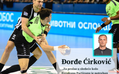 Đorđe Ćirković: Partizan mora biti spreman na grubu igru i u revanšu sa Baja Mareom